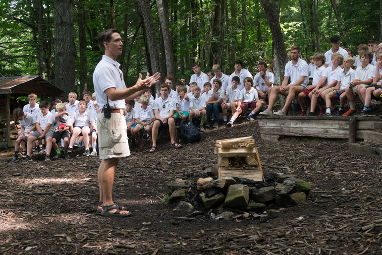 Sam often led parts of Church or Campfire, and his genuine care for the counselors and campers in our Falling Creek community was readily apparent.