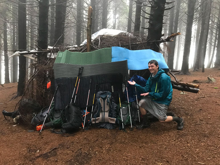 Rainy day? Doesn’t stop fort-building fun in Black Balsam!