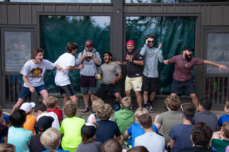 Morning Assembly never fails to start the day with a good laugh!