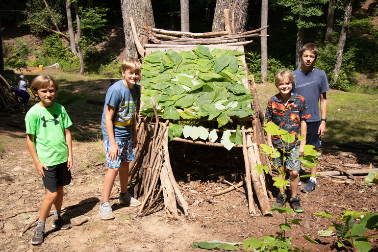 Each day at camp allows for imaginative play with friends