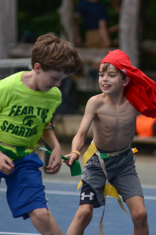 Green vs. Gold during Evening Program