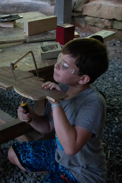 Fully focused on our woodworking projects