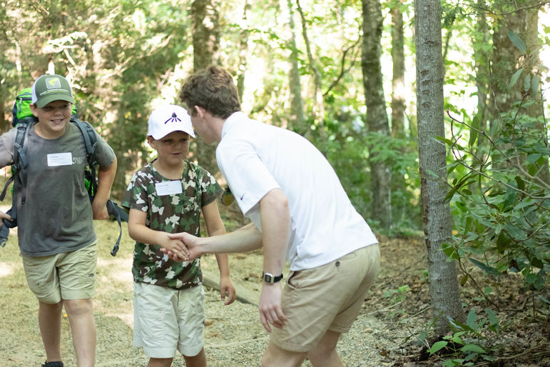 Meeting counselors on Opening Day today!