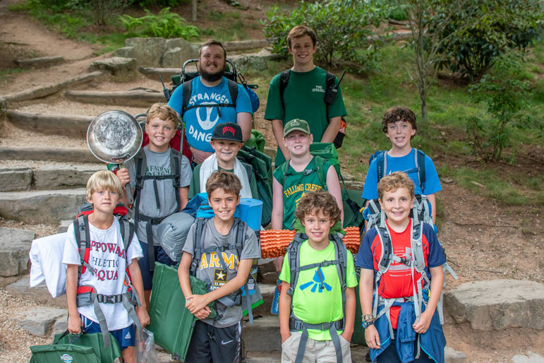 Just one of our cabins ready for their overnight!