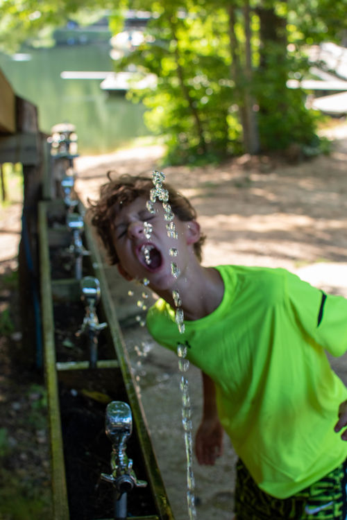 We’re staying hydrated out there!