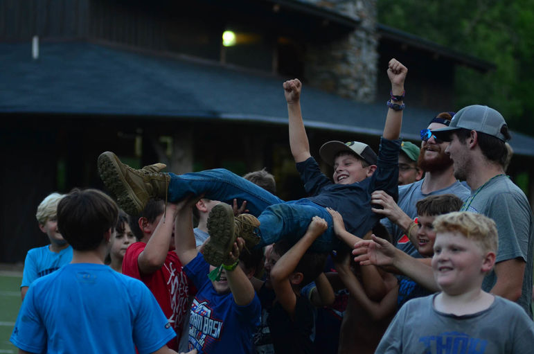 Win or lose, we’re always supported by our friends at camp!