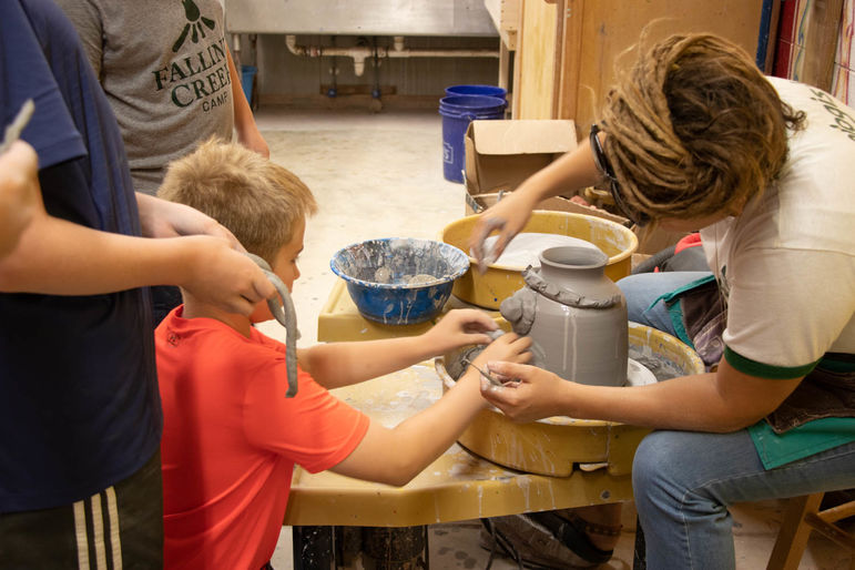 Adding features to the face jug