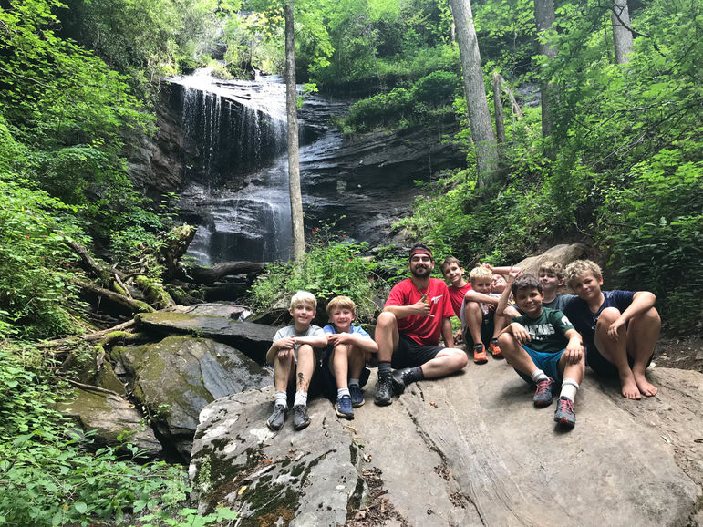 This crew backpacked Clawhammer Mountain this week!