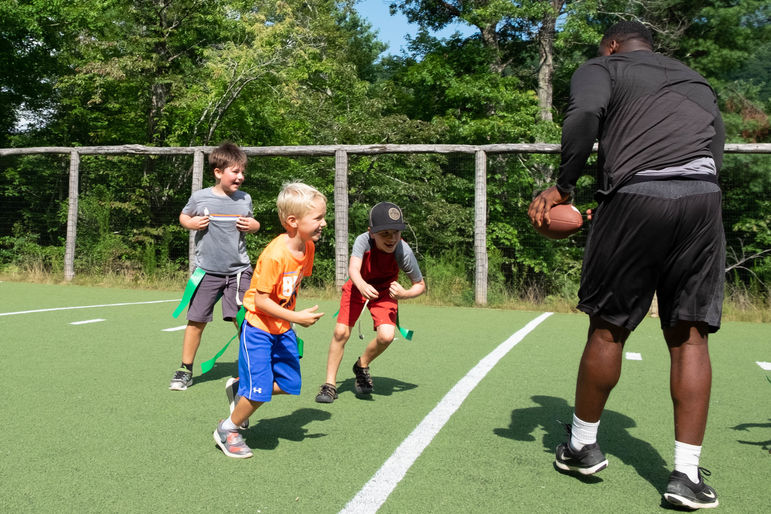 All smiles on the field today!