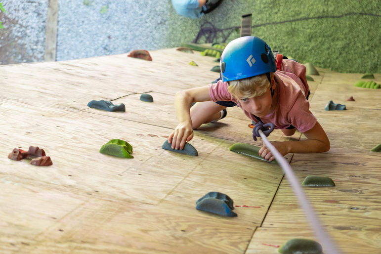 Perseverance to the top of the wall!