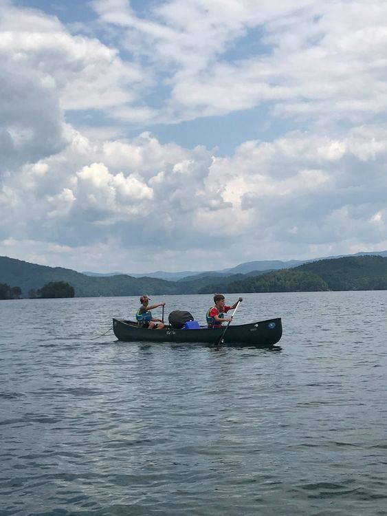 Flashback to one of our other fun lake trips this session!