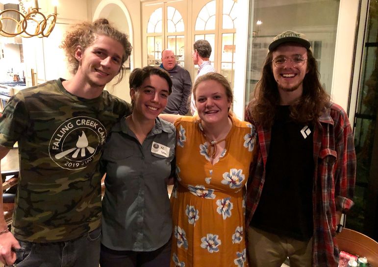 Some of our stellar staff members: Scuba, KC, Mary, and Croft