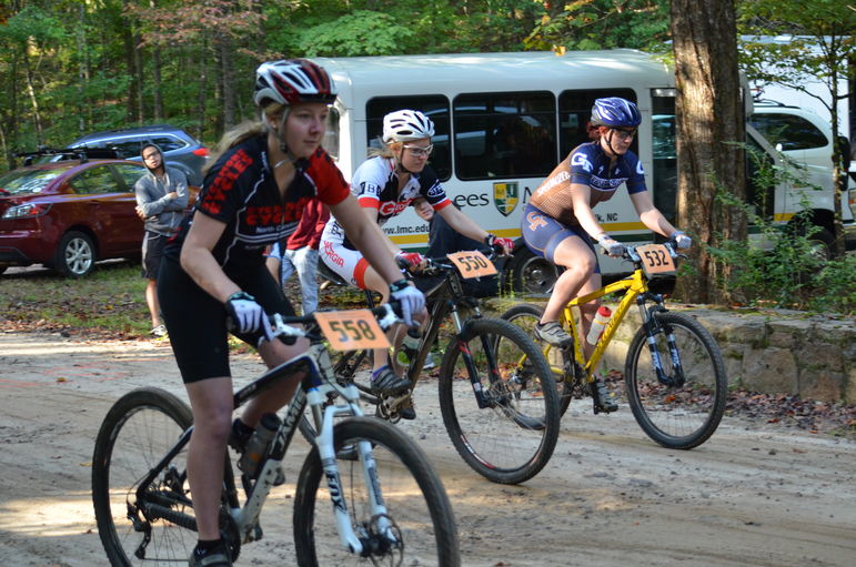 Annie (left) At the Clemson Race Start on 9-29-13