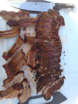 The delicious results of the FCC Team’s hard work just before they are turned into the judges