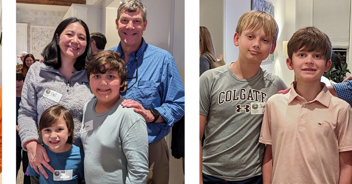 They’re returning to Father/Son Weekend with their dad, Matt. Matt and Emi met at Falling Creek when they served as counselors from ‘07 – ‘10