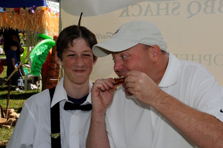 FCC Camper Chris, and member of competing rival team ‘He-man Woman Haters Club’, checking on Goody