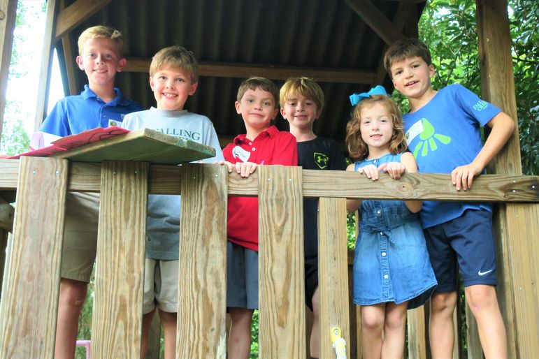 The Grimsley’s tree house was a hit.