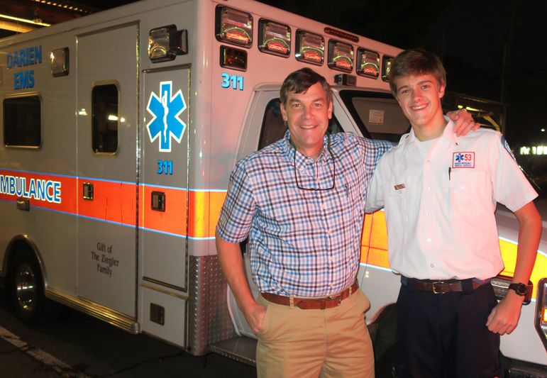 Yates had a chance to connect with Hayden Edwards, 9-year FCC camper, before the show as he couldn’t come to the reunion tonight due to his duties with the Post 53 EMS crew. Hayden, a Junior in high school, is an EMT and has been serving with this crew for a couple of years now. We are proud of you Hayden!