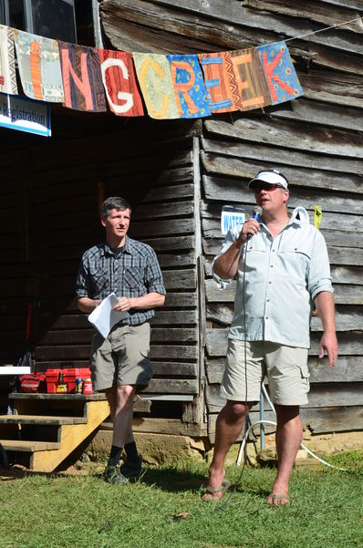 Marcus Jones (left) and Terry Foxworth serve as race directors