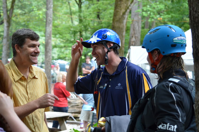 Yates, Jez, and LiLi enjoying the celebration