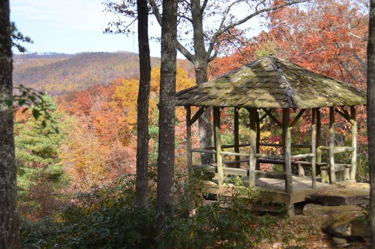 Copelands Hut at Falling Creek Camp’s Overlook