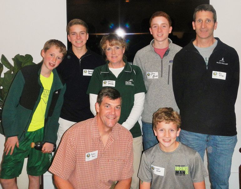 Emily and Rick Broad, who met at Falling Creek, were on staff in the 1980’s and 90’s. Rick was a Director for 4 years. Their three boys , Charles, Bennett, and Lance, have been campers at FCC from 5-8 years. The Broad’s cousin, Whit Flickinger is also coming back to Falling Creek, and his older brother Cooper, who was an FCC camper for years, is a freshman at Mississippi State University. He will be a counselor at Falling Creek this summer. It was wonderful for Yates to reconnect with this outstanding family.