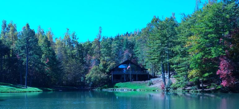 The Falling Creek Camp Dining Hall on October 18, 2012