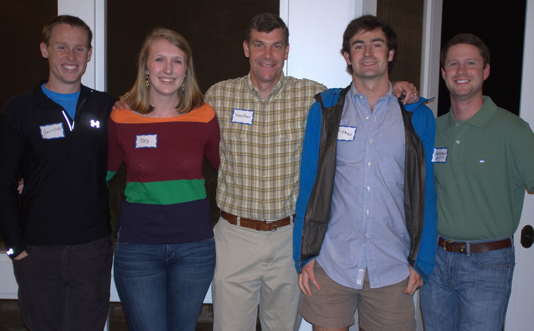 (l to r) Harrison Kilgore, Tory Gentry, Yates Pharr, Thomas Dooley, & Andrew Smith