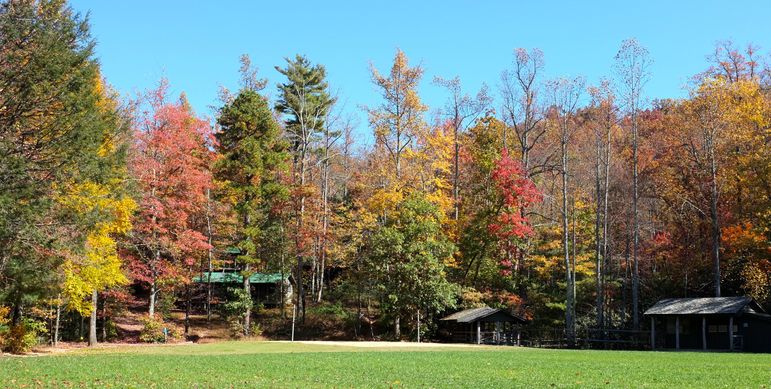 View of Iroquois Tribe From The Ball Field At Falling Creek Camp
