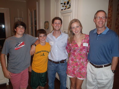 Young Clay, Will, Andrew, Ella, & Clay at the Atlanta Area Falling Creek Camp Movies