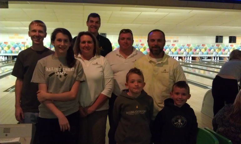 Falling Creek Camp Bowling Team at the annual Hendersonville Chamber Gutterball Classic