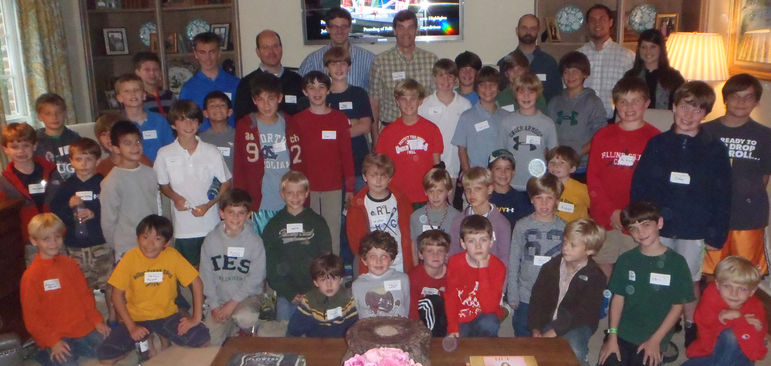 Falling Creek Camp Movies and Reunion hosted by the Bissell Family in Charlotte on 10-8-12