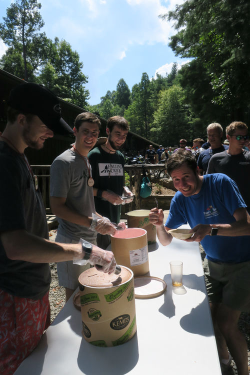 Ice Cream Sundaes by the Dining Hall!