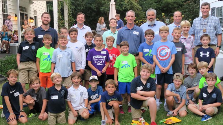 Thanks for a great night Greenville! Long time staff member Andrew Smith (back row far left) was also able to reconnect and come say hi