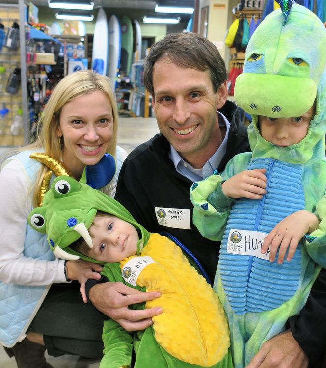 FCC alumni Hunter Louis with his family. Hunter will bring his family in 2019 to serve as the physician for a week during the 2-week session.