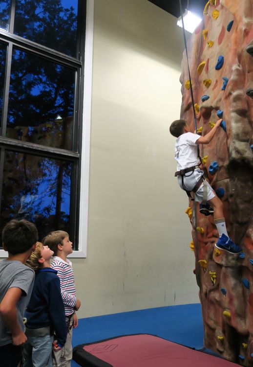 Having two indoor rock walls at the Charleston show was awesome!
