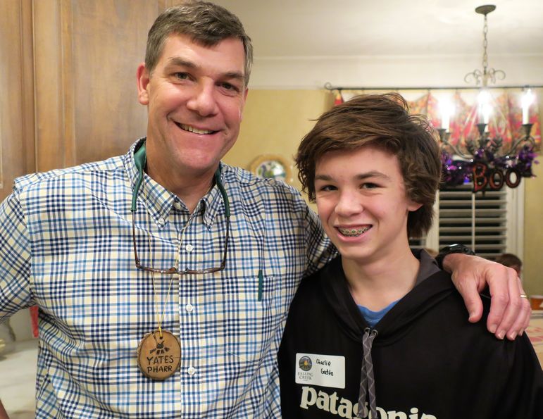 Yates with Charlie Gatto. Charlie will be returning for his 8th summer and his brother Henry will be returning for his 4th in 2019