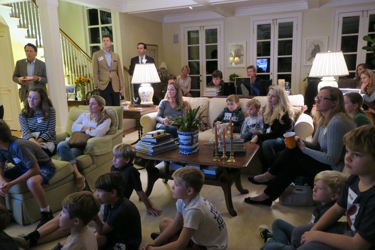 Great evening at the Coble family home