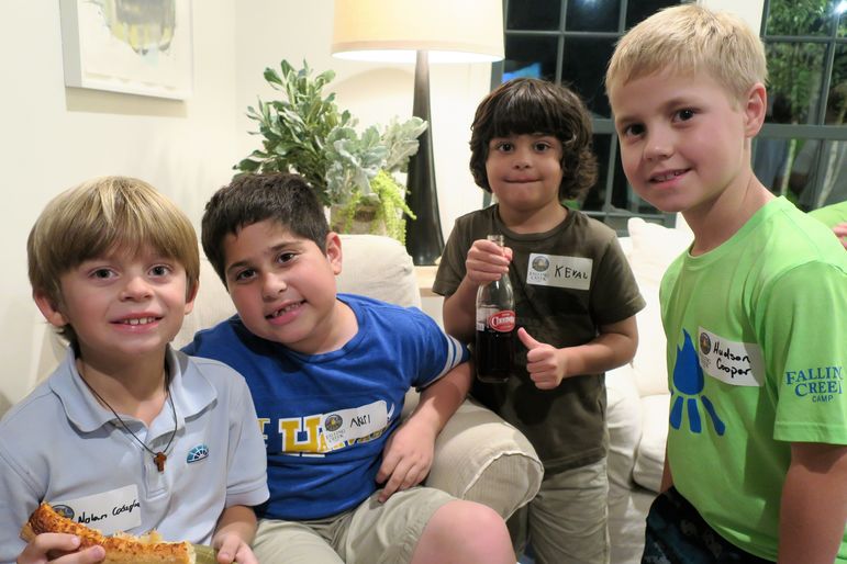 Reconnecting with camp friends in Houston