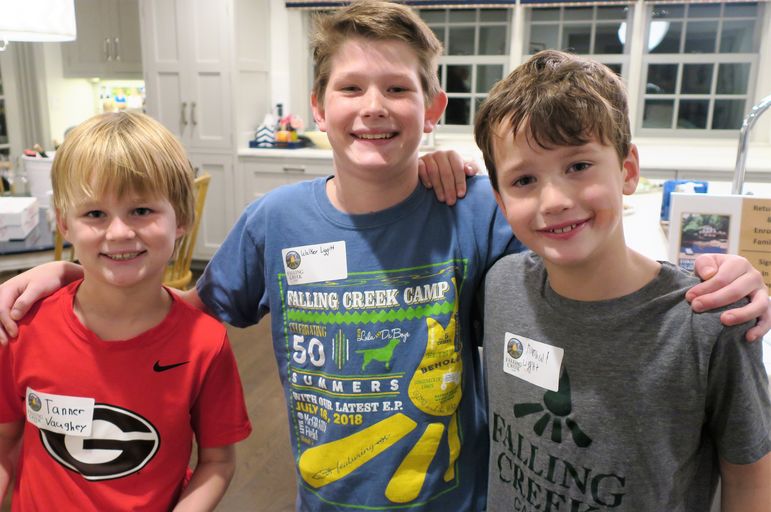 Tanner, Walker, and Marshall at the Reunion and Movie Show in Bronxville