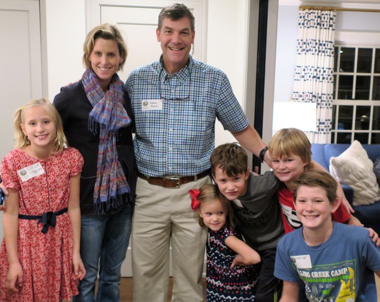 Liggitt and Vaughey family members with Yates in Bronxville