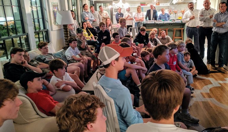 Enjoying the newly updated FCC Movie in Houston