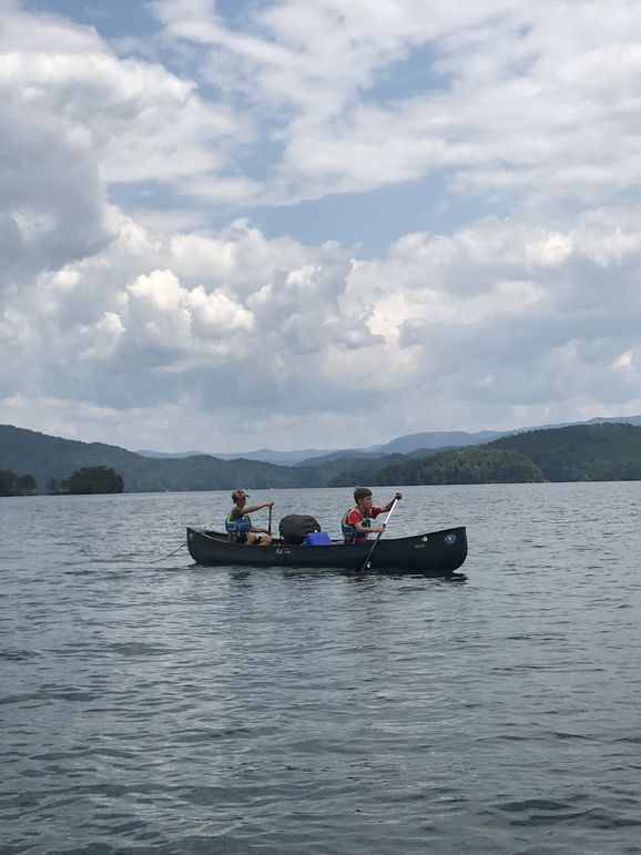 Enjoying Lake Jocassee for three days
