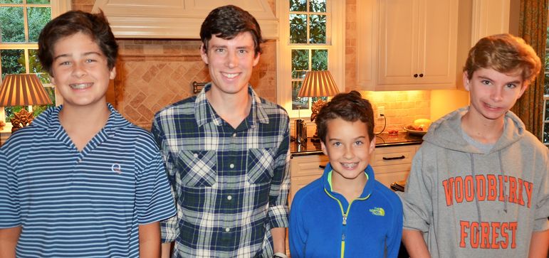 Burns Bissell, Tribal Leader Andrew Maddox, Owen Bissell, and Rex Hallow were a huge help tonight by greeting families as they arrived.