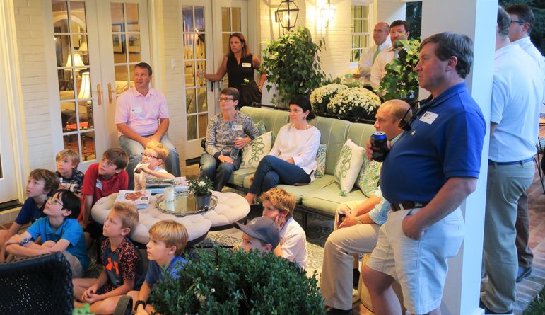 It was a perfect night in a beautiful outside setting.