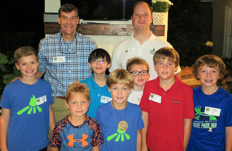The veteran campers took a photo with Yates and Sam Lyons and you could feel the excitement they had about coming back to camp. Sam, a native of the Lexington area, took time out of his busy schedule to come by. He was a Falling Creek camper, CIT, and counselor for 12 summers and had recently graduated from Asbury University. He is now working full-time for a local technology business.