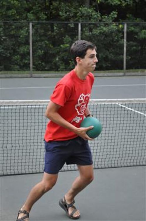 Multi-ball remains one of FCC’s favorite evening programs and Mickey is enjoying it here as a camper