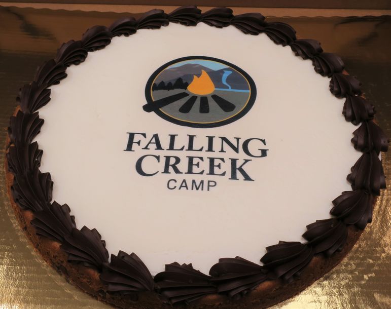 Wow Laura! It was truly icing on the cake tonight when the boys (and parents) enjoyed a slice of very special FCC cookie cake as they wrapped things up tonight.