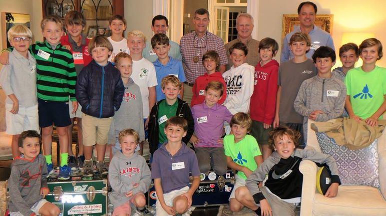 The great crew in Richmond, VA - all the boys in attendance, plus dads from Father/Son, alumni, and staff