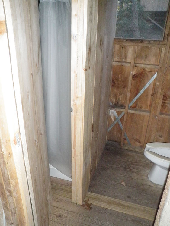 New shower divider and privacy door